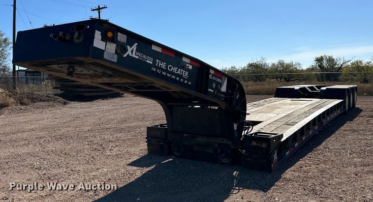 image for item EI0537 2015 XL Specialized XL110 CHDG  lowboy equipment trailer