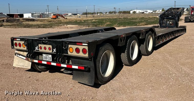 image for item EI0537 2015 XL Specialized XL110 CHDG  lowboy equipment trailer