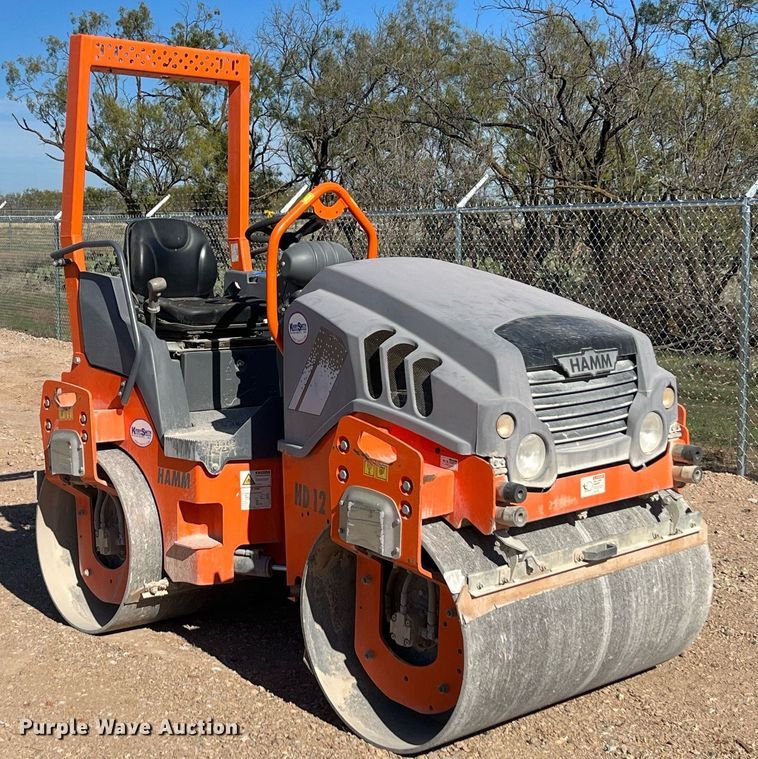 image for item EI0543 2015 Hamm HD12VV  double drum vibratory roller