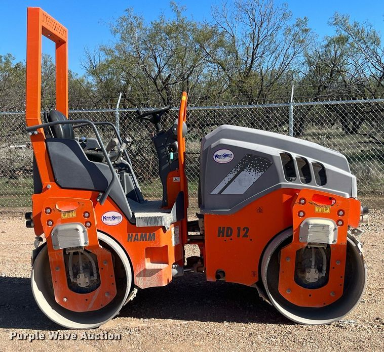 image for item EI0543 2015 Hamm HD12VV  double drum vibratory roller