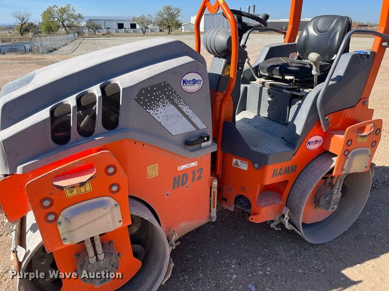 image for item EI0543 2015 Hamm HD12VV  double drum vibratory roller
