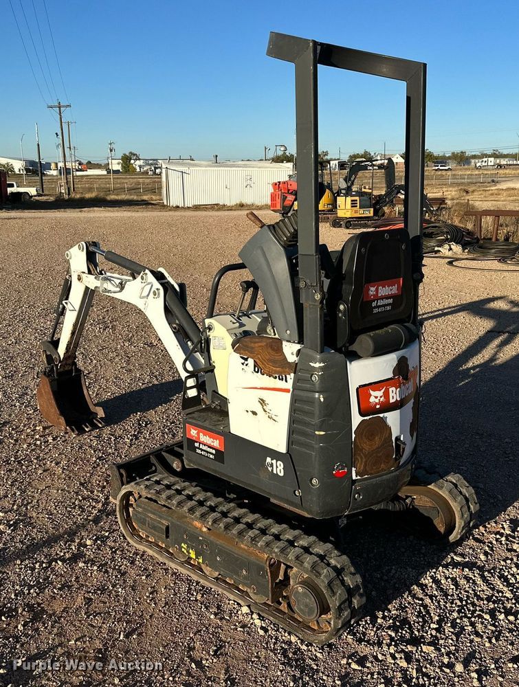 image for item EI0563 2017 Bobcat 418  mini excavator