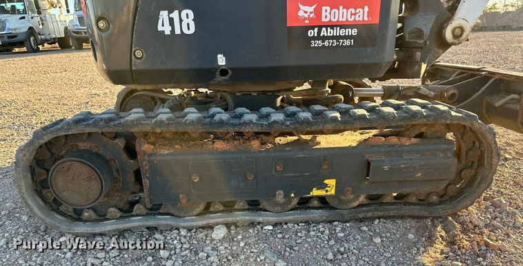 image for item EI0563 2017 Bobcat 418  mini excavator