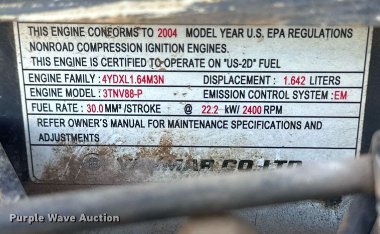 image for item EK9770 2005 New Holland EH35.B  mini excavator