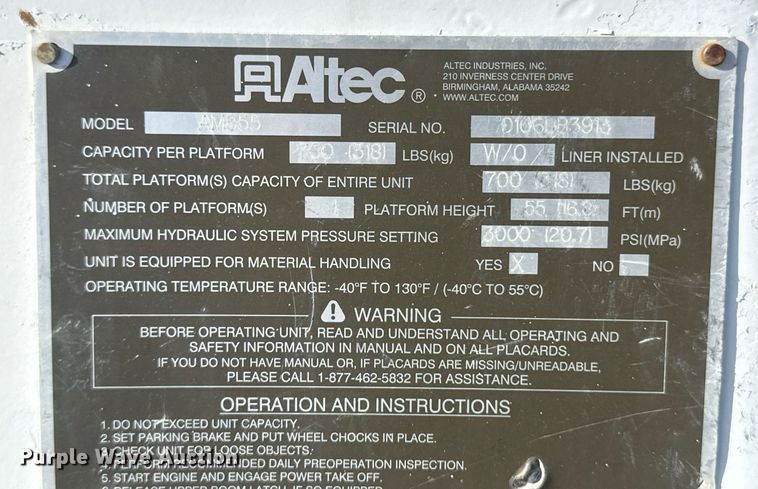 image for item EK9781 2007 International 4300  bucket truck