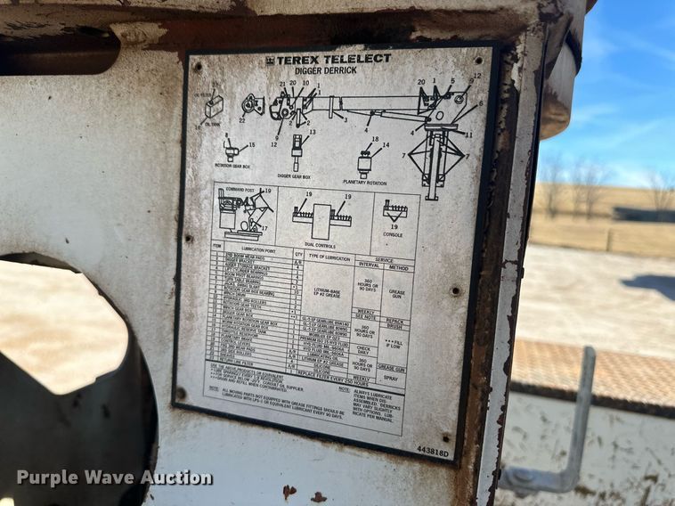 image for item EK9783 2007 International 4300  digger derrick truck