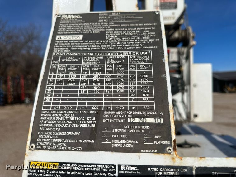 image for item EK9785 Altec DB37  mini digger derrick