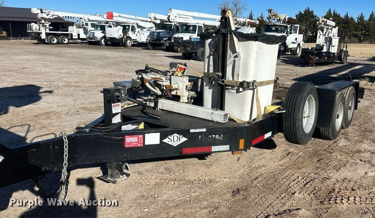 image for item EK9786 2015 SDP EZ Hauler 5500  mini digger derrick