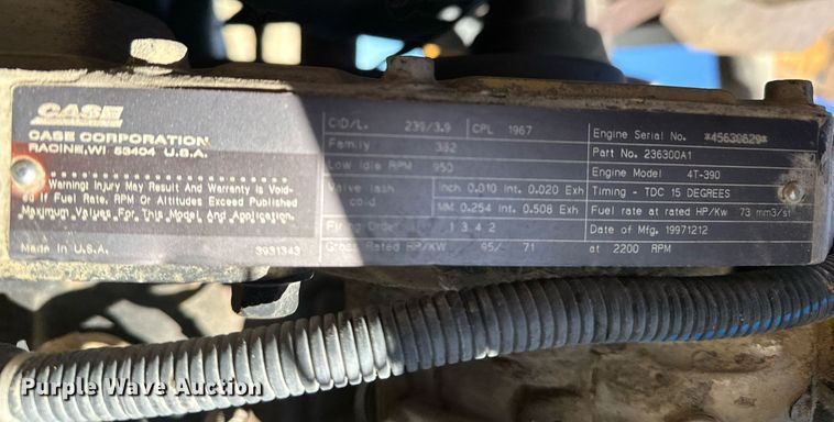 image for item GG9958 1998 Case 580 Super L Series 2  backhoe