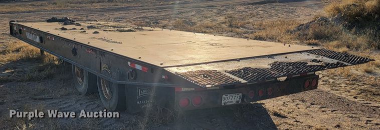 image for item JG9640 Landoll  tilt deck equipment trailer