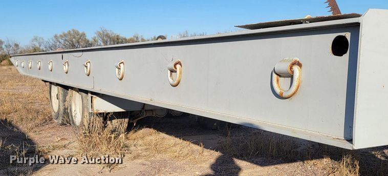 image for item JG9641 1994 Landoll  tilt deck equipment trailer