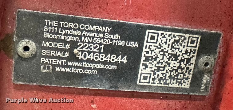 image for item JR9827 2019 Toro TX427  compact utility loader