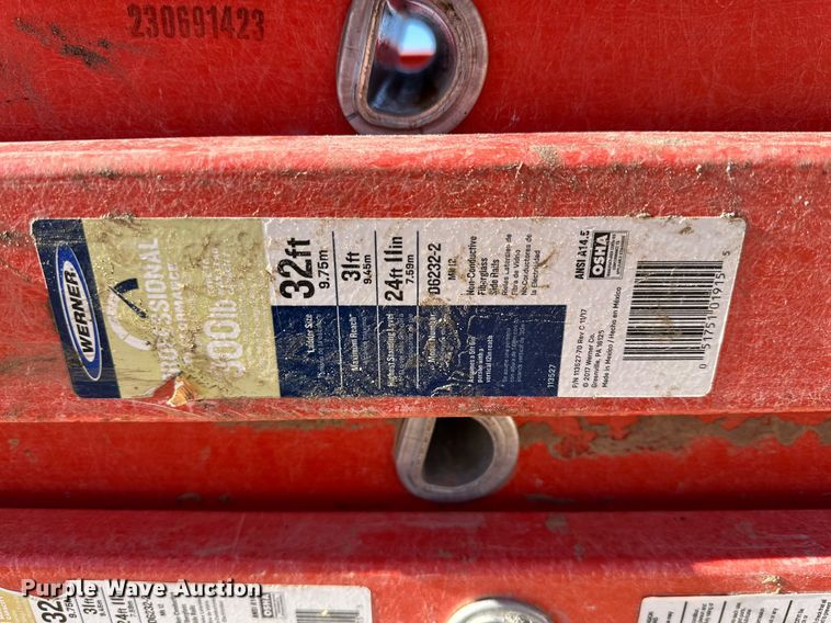 image for item JT9180 (11) Werner extension ladders