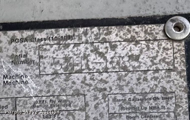 image for item JT9220 1981 Link-Belt HTC1040  crane