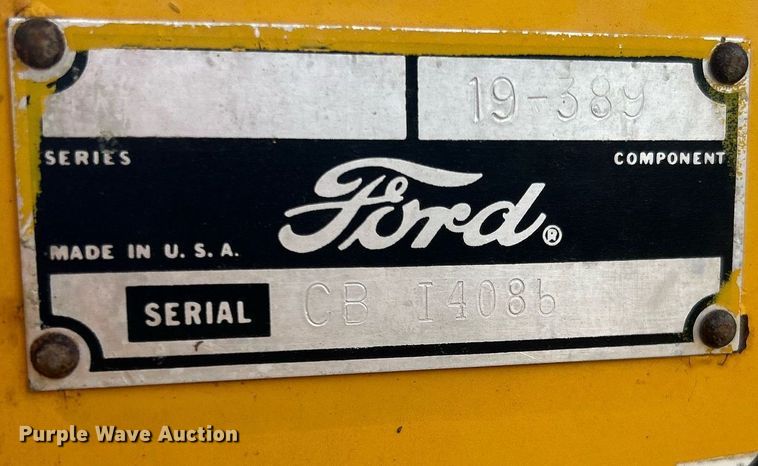 image for item KH9650 Ford 420  backhoe