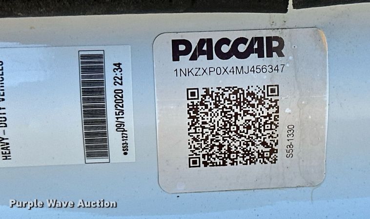 image for item KT9112 2021 Kenworth T880  dump truck