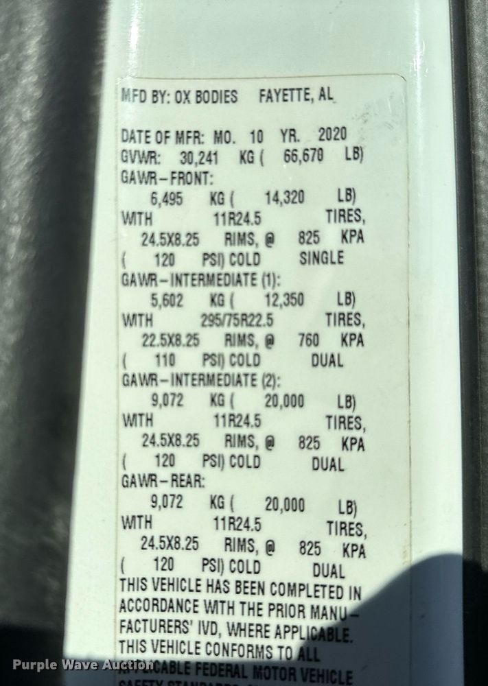 image for item KT9112 2021 Kenworth T880  dump truck