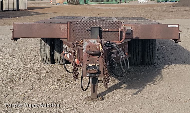 image for item KT9974 1989 Trail King TKT24-2400  tilt deck equipment trailer