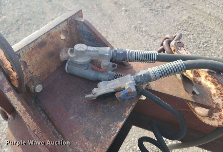 image for item KT9974 1989 Trail King TKT24-2400  tilt deck equipment trailer