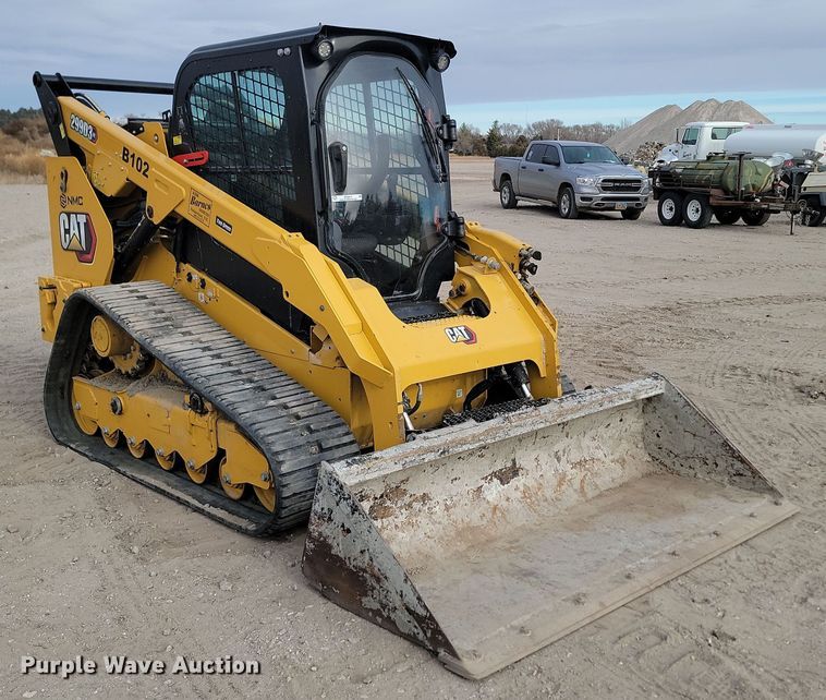 image for item KT9979 2021 Caterpillar 299D3XE  tracked skid steer loader