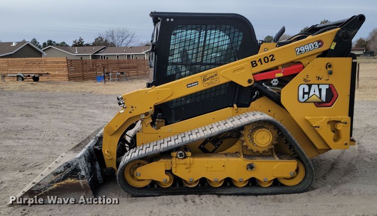 image for item KT9979 2021 Caterpillar 299D3XE  tracked skid steer loader