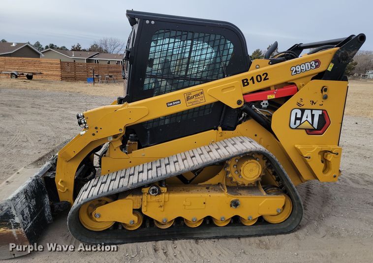 image for item KT9979 2021 Caterpillar 299D3XE  tracked skid steer loader