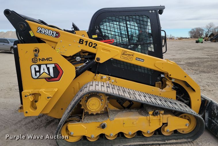 image for item KT9979 2021 Caterpillar 299D3XE  tracked skid steer loader