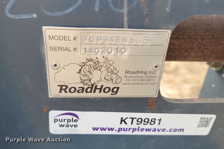 image for item KT9981 Roadhog PCP24EHSG5  skid steer cold planer