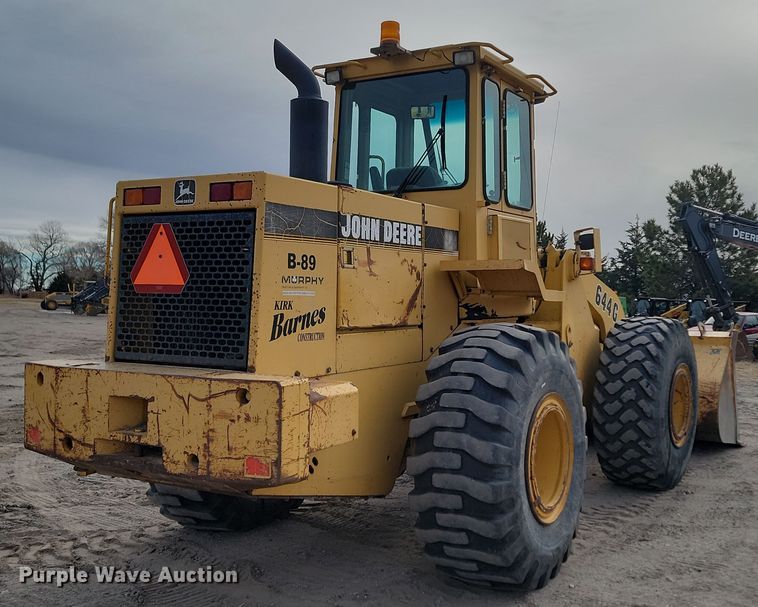image for item KT9984 1995 John Deere 644G  wheel loader