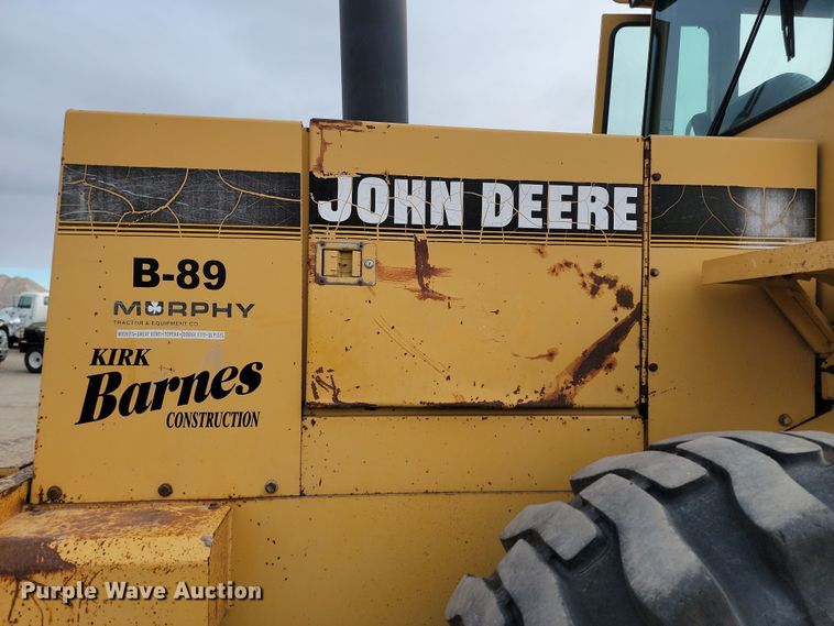 image for item KT9984 1995 John Deere 644G  wheel loader