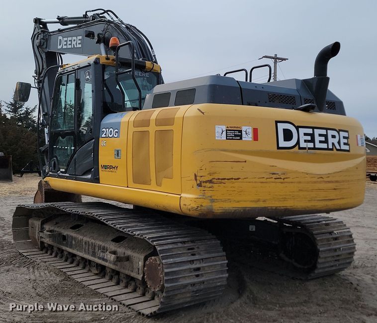 image for item KT9985 2018 John Deere 210G LC  excavator