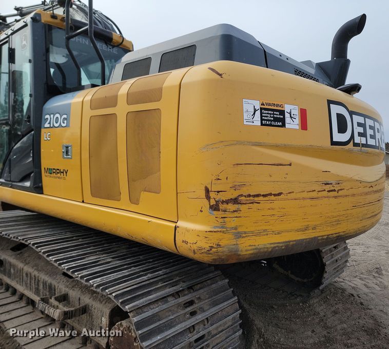 image for item KT9985 2018 John Deere 210G LC  excavator