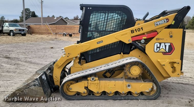 image for item KT9988 2021 Caterpillar 299D3XE  tracked skid steer loader