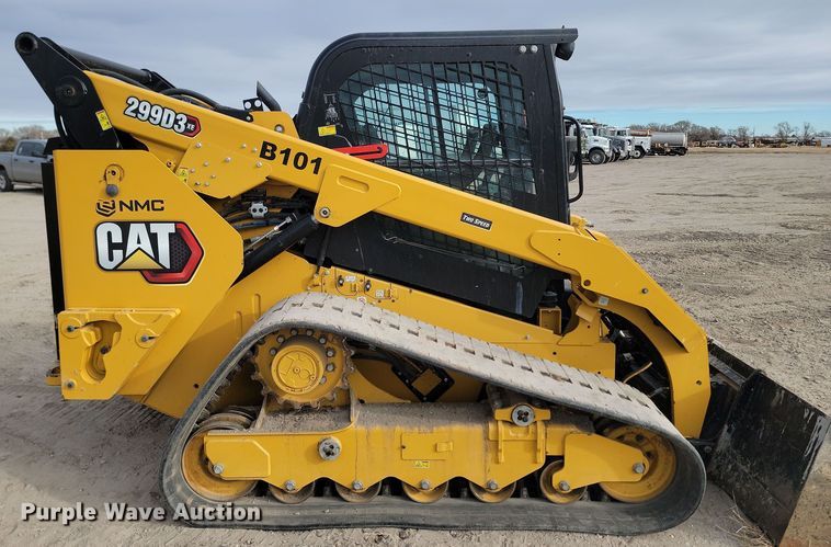 image for item KT9988 2021 Caterpillar 299D3XE  tracked skid steer loader