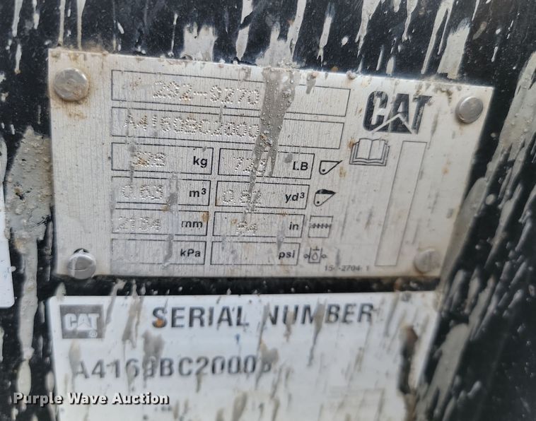 image for item KT9988 2021 Caterpillar 299D3XE  tracked skid steer loader