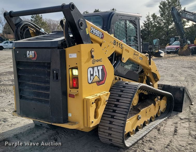 image for item KT9989 2022 Caterpillar 299D3XE  tracked skid steer loader