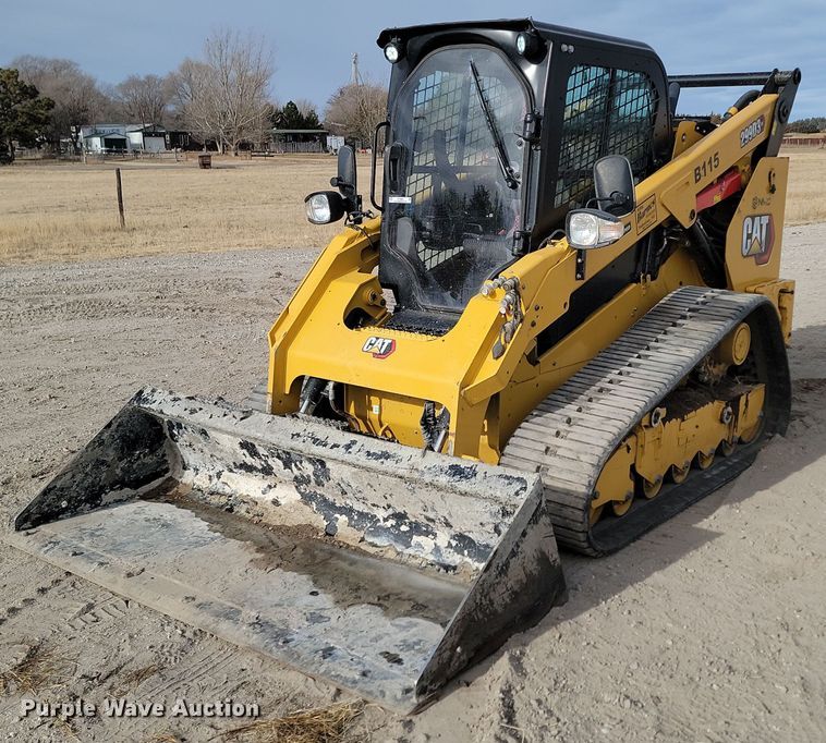 image for item KT9989 2022 Caterpillar 299D3XE  tracked skid steer loader