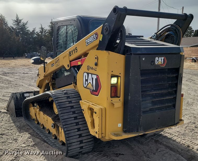 image for item KT9989 2022 Caterpillar 299D3XE  tracked skid steer loader