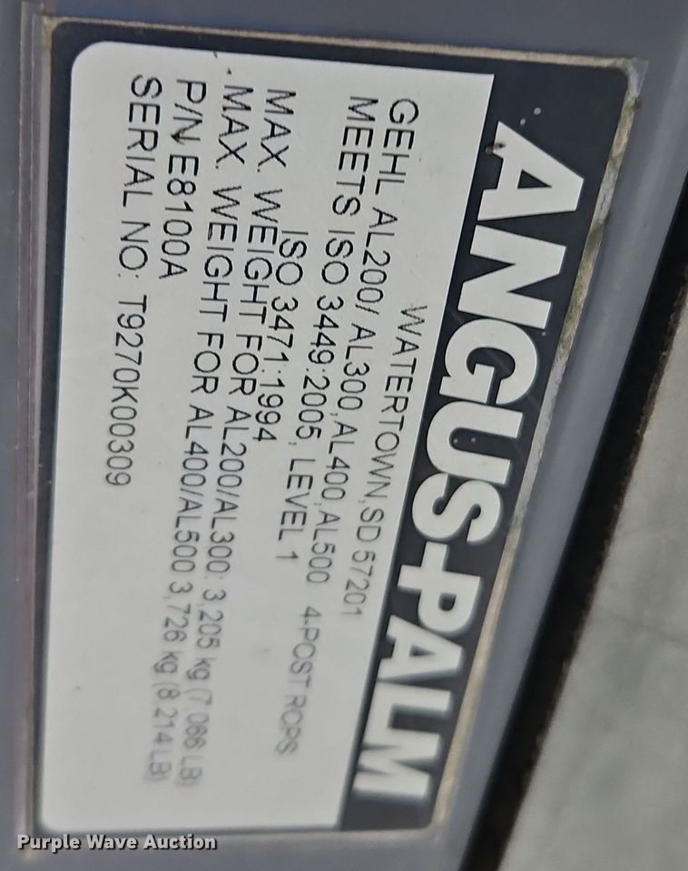 image for item LB9616 2011 Gehl AL540  wheel loader