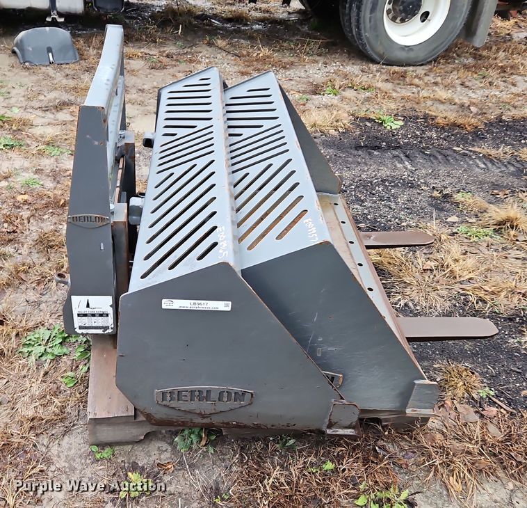 image for item LB9617 Berlon   compact wheel loader buckets and forks