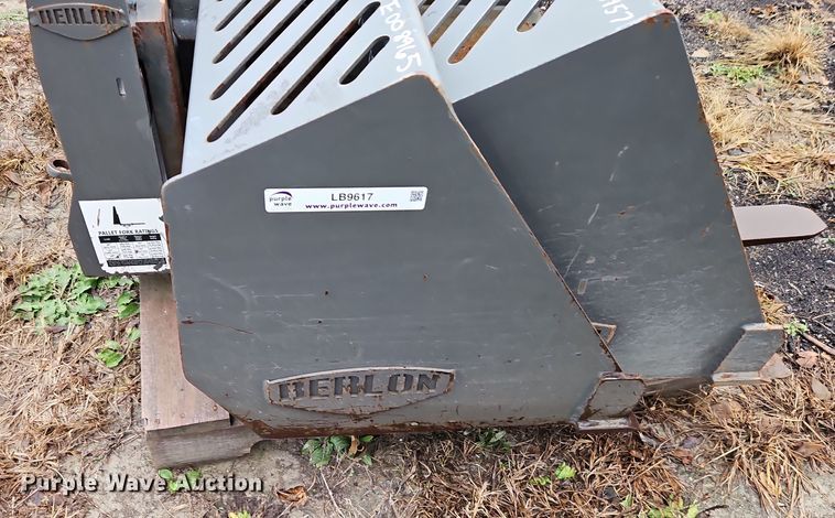 image for item LB9617 Berlon   compact wheel loader buckets and forks