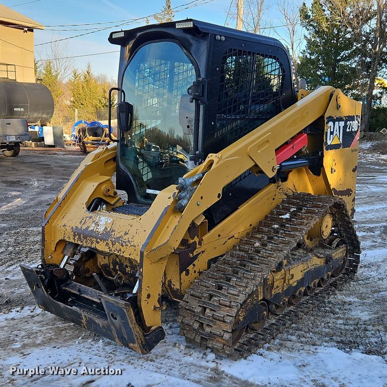image for item LB9636 2015 Caterpillar 279D  tracked skid steer loader