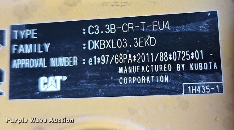 image for item LB9636 2015 Caterpillar 279D  tracked skid steer loader