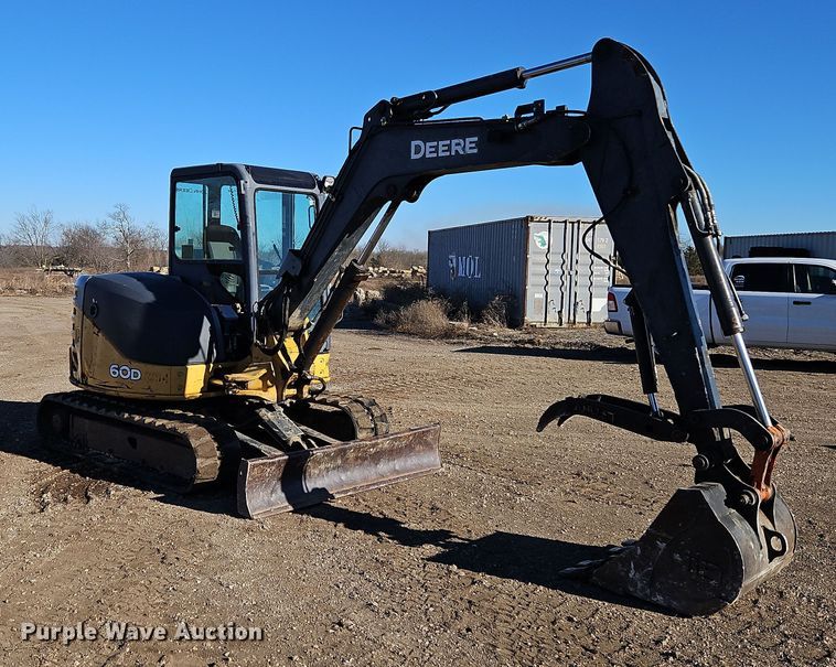 image for item LB9672 2009 John Deere 60D  mini excavator