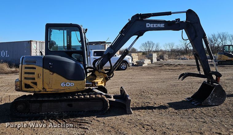 image for item LB9672 2009 John Deere 60D  mini excavator