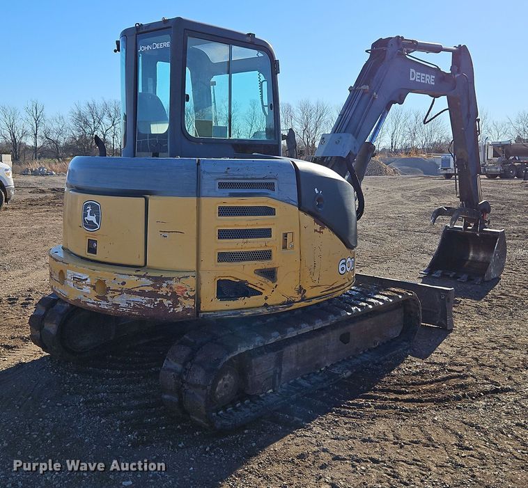 image for item LB9672 2009 John Deere 60D  mini excavator