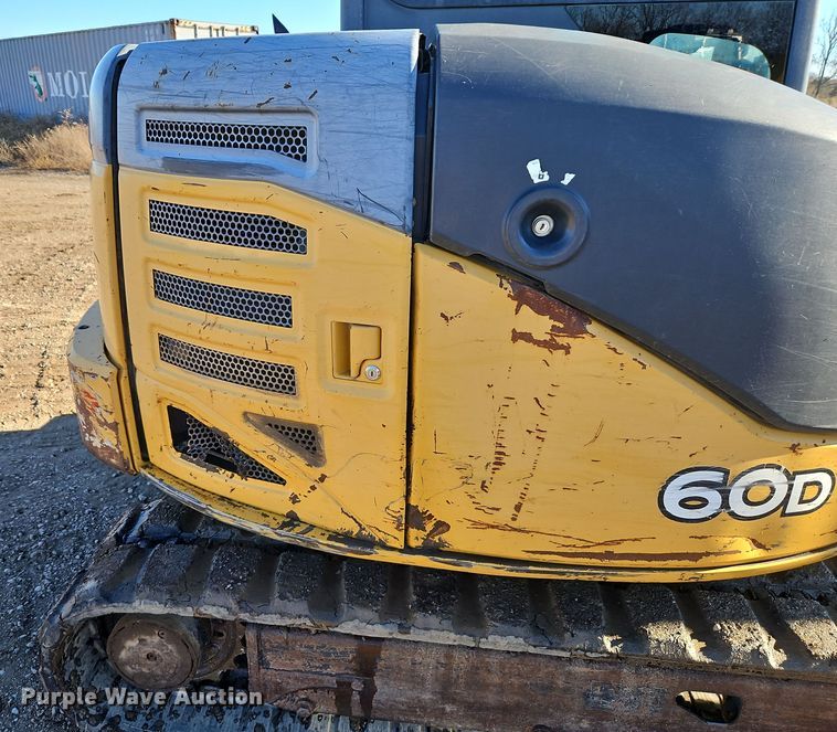 image for item LB9672 2009 John Deere 60D  mini excavator