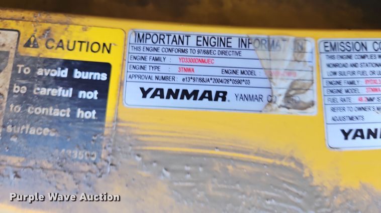 image for item LB9672 2009 John Deere 60D  mini excavator