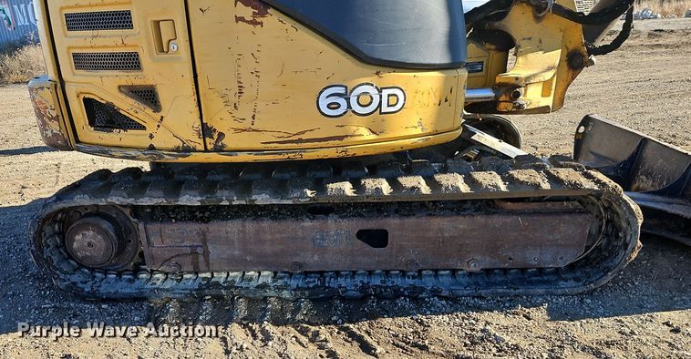 image for item LB9672 2009 John Deere 60D  mini excavator