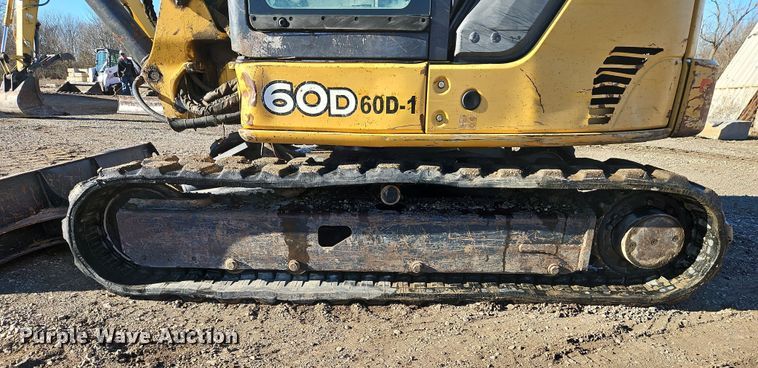 image for item LB9672 2009 John Deere 60D  mini excavator